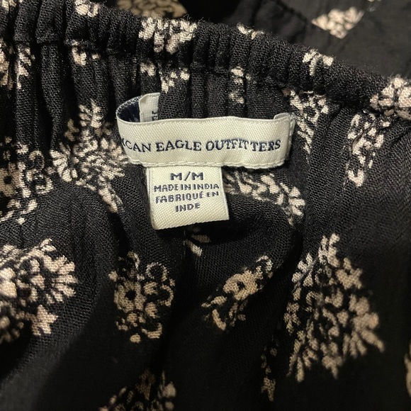 American Eagle b&w boho tank size mini dress sz M - Picture 9 of 12